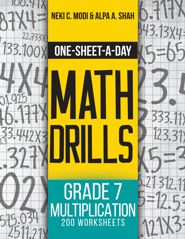 Grade 7 Multiplication - 200 Worksheets (Book 23 of 24) (PDF)